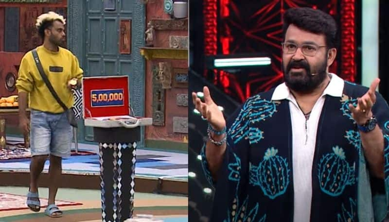 how much money bigg boss wanted to show through money bag task mohanlal answers