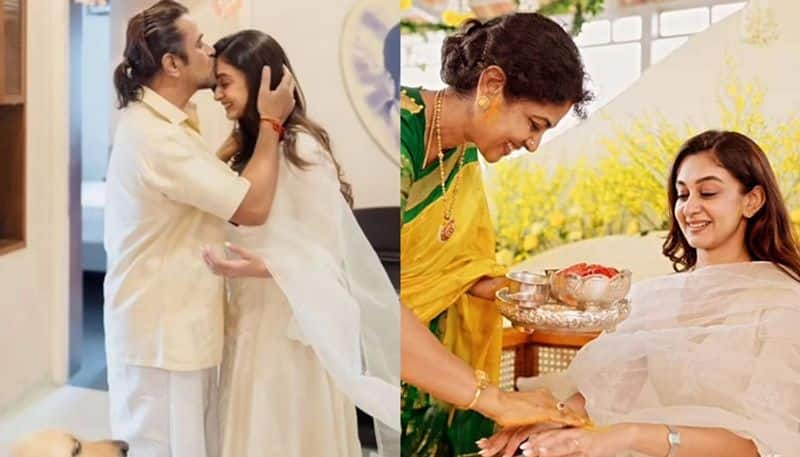 Arjun Sarja Daughter aishwarya arjun Umapathy Ramaiah Wedding And Mehendi Photos san