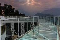 India First Glass skywalk in Sikkim Pelling zkamn