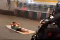 Viral Video: Man Surfs on Waterlogged Pune Roads, Leaves Internet in Awe [watch] NTI