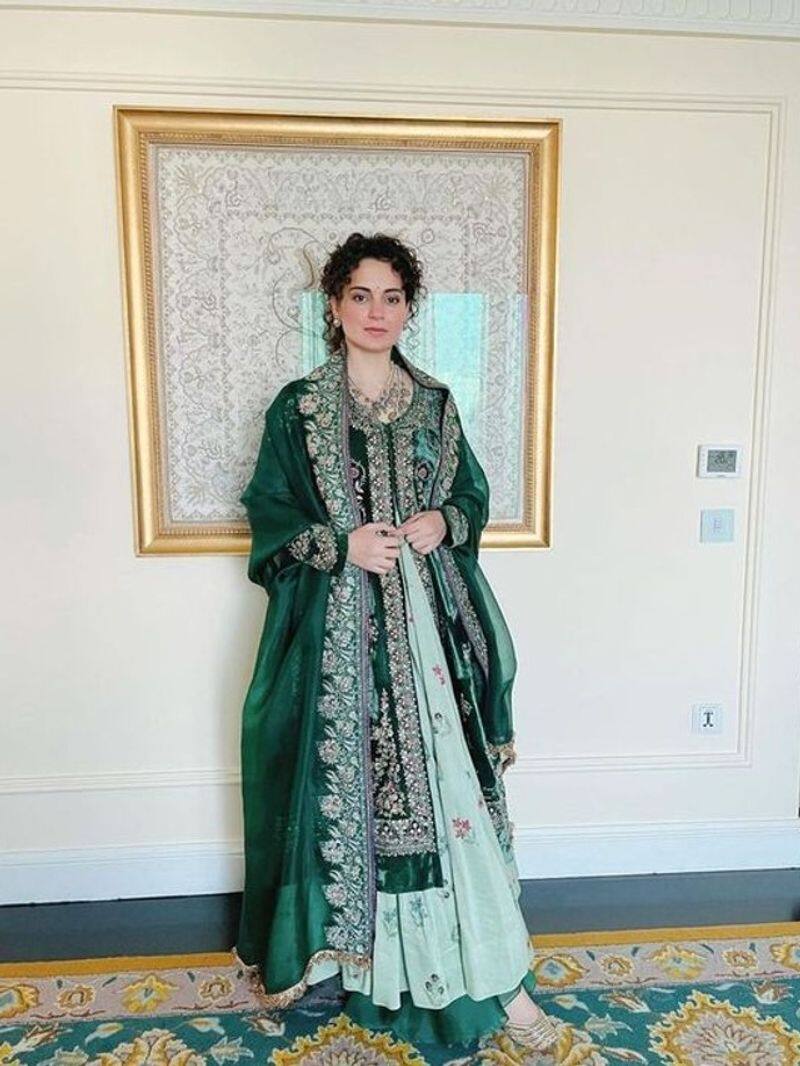 Kangana Ranaut latest Kurta set zkamn