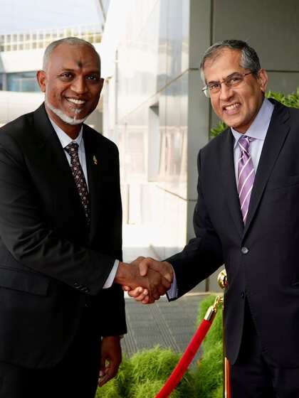 2. Maldives President Dr Mohamed Muizzu