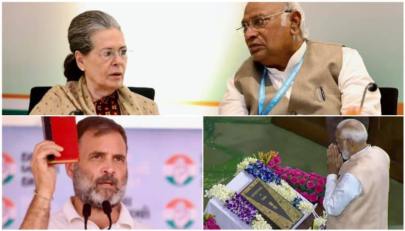 sonia gandhi and mallikarjun kharge praises rahul gandhi constituency campaign