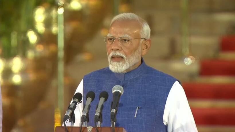 Narendra Modi sworn in as India's PM for third consecutive time; WATCH historic moment