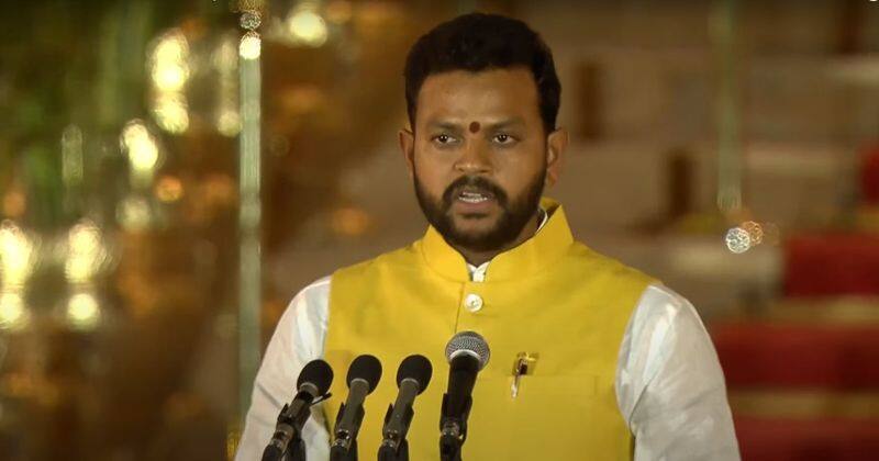 Andhra Pradesh s Srikakulam TDP  MP Ram Mohan Naidu youngest Union minister in modi cabinet mrq