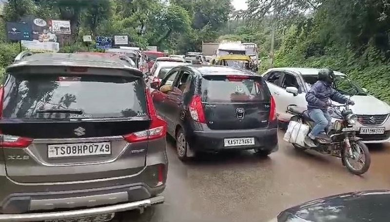 Tourists Visited to Mullayanagiri Peak in Chikkamagaluru grg 