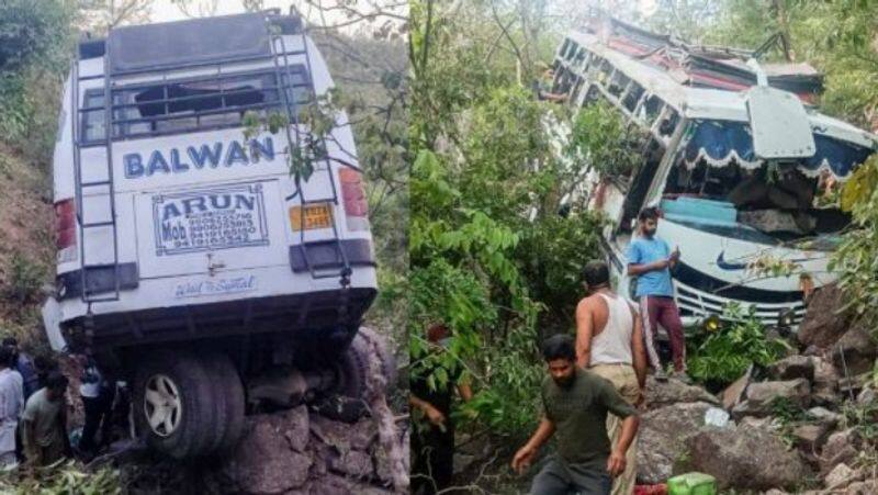 Following a terror assault, a bus in J&K collapses into a gorge, killing ten pilgrims-rag