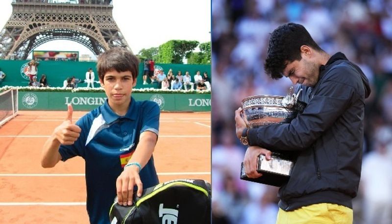 Tennis 'Dream is to win Roland Garros, Wimbledon': 12-yr-old Alcaraz's video after French Open feat goes viral -WATCH osf