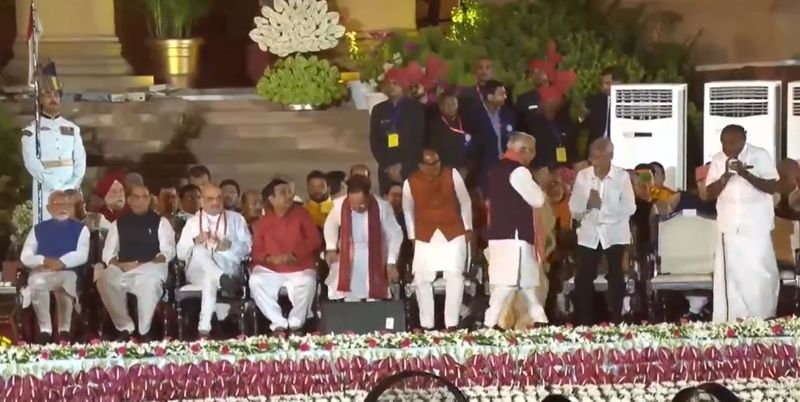 seven former CMs in Modi 3.0 Cabinet including HD Kumaraswamy Rajnath Singh 17 MPs from the south have a place in Modis cabinet