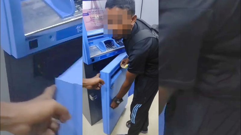 15 year old boy arrested who theft money at atm in chennai vel