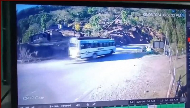 Reasi terror attack: CCTV footage shows jeep closely trailing behind pilgrims bus before attack (WATCH) AJR