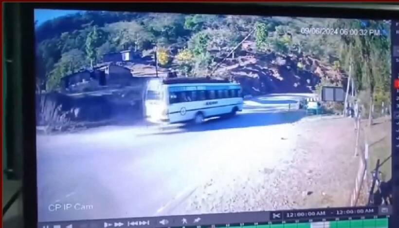 Reasi terror attack: CCTV footage shows jeep closely trailing behind pilgrims bus before attack (WATCH)