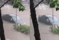 WATCH Woman Trapped in Car During Pune Flooding Captured in Terrifying Video NTI