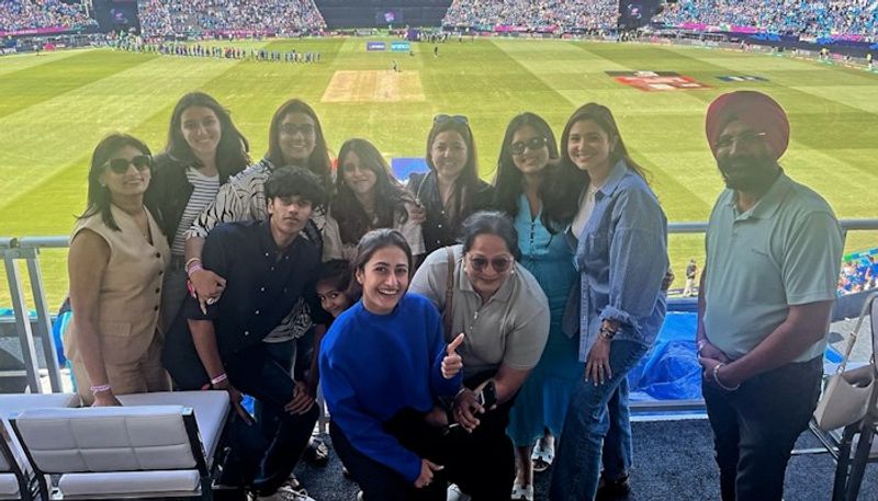 T20 World Cup 2024: Anushka Sharma poses with Rohit Sharma's wife Ritika and others as India beats Pakistan ATG