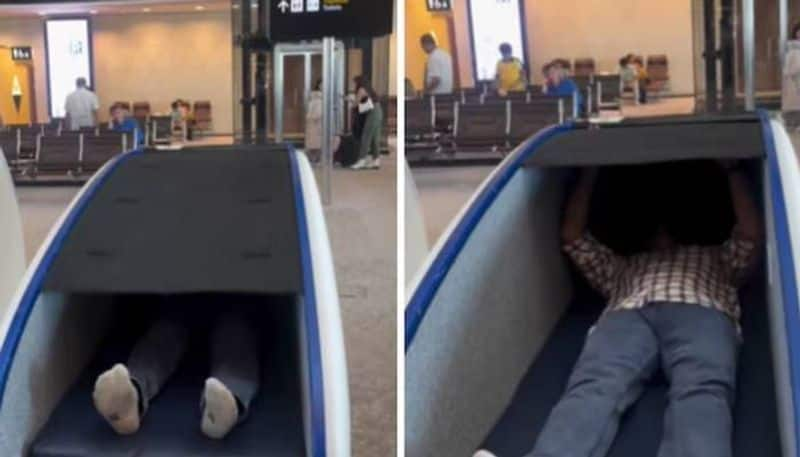 rest pods at Baku Airport went viral 