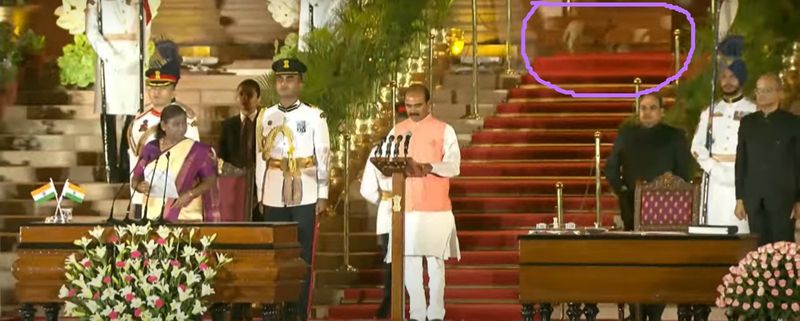 Unexpected guest at Modi's swearing-in ceremony... Cheetah appears at Rashtrapati Bhavan