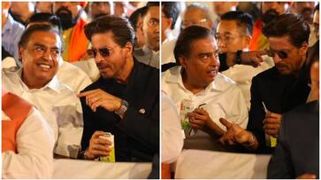 Mukesh Ambani and Shah Rukh Khan sip Rs. 31 ORS at Narendra Modi's swearing in ceremony; Internet reacts RTM 