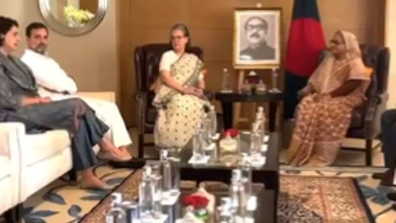 Sheikh Hasina met Gandhi Family