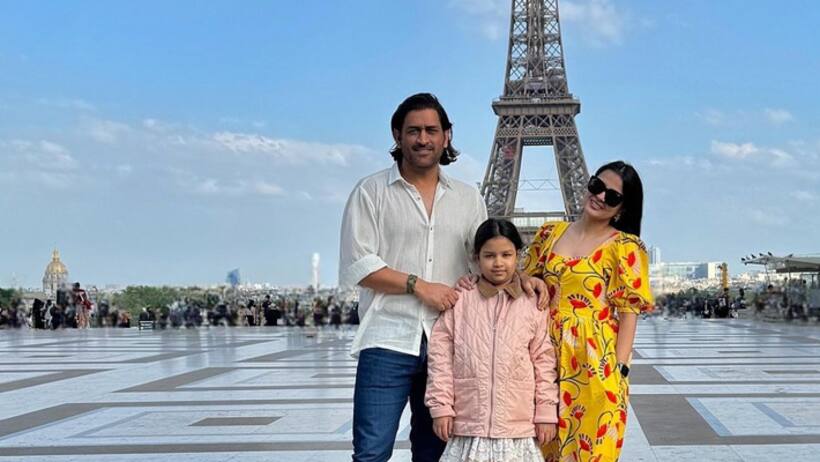 MS Dhoni's Paris getaway: Family time amidst uncertain IPL future