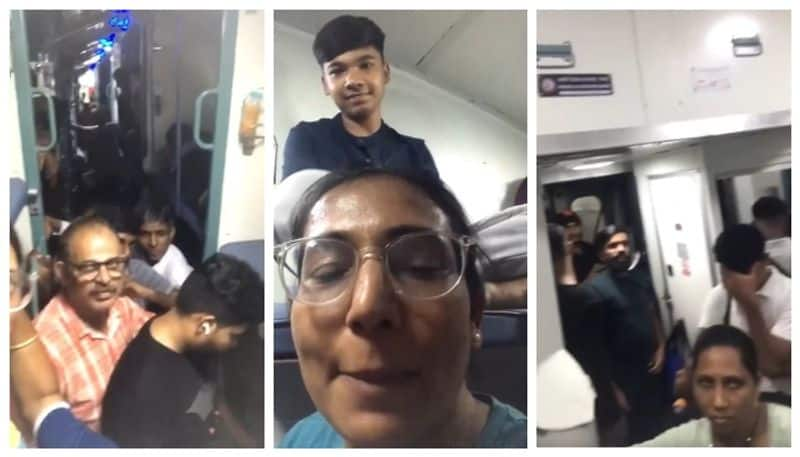 Video of a woman complaining that IRCTC is not doing anything against ticketless passengers in ac coach goes viral 