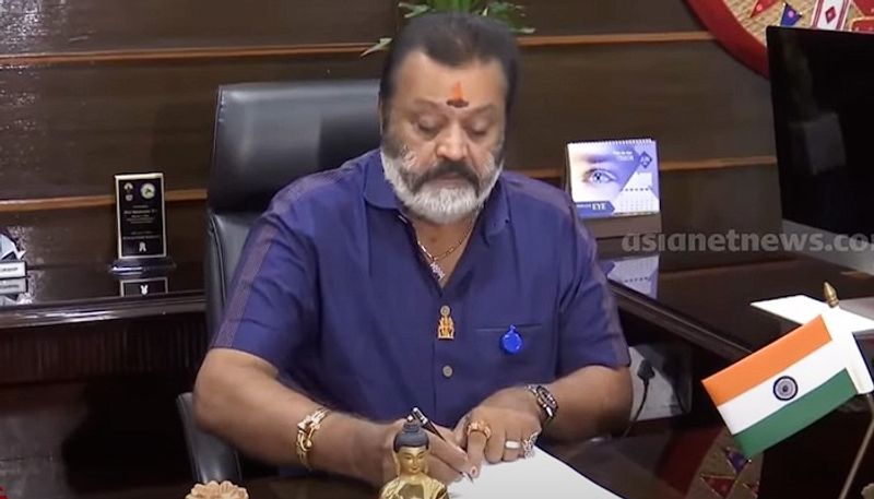 Suresh Gopi assumes charge as Minister of State for Petroleum in Delhi anr