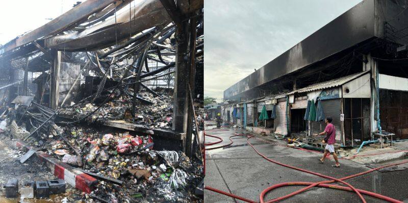 fire accident in Bangkoks Chatuchak market killed 1000 animals destroyed 100 shops 