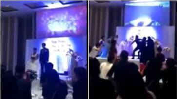 Viral Video: Groom Shocks Guests by Exposing Bride's Affair on Wedding Day [WATCH] NTI