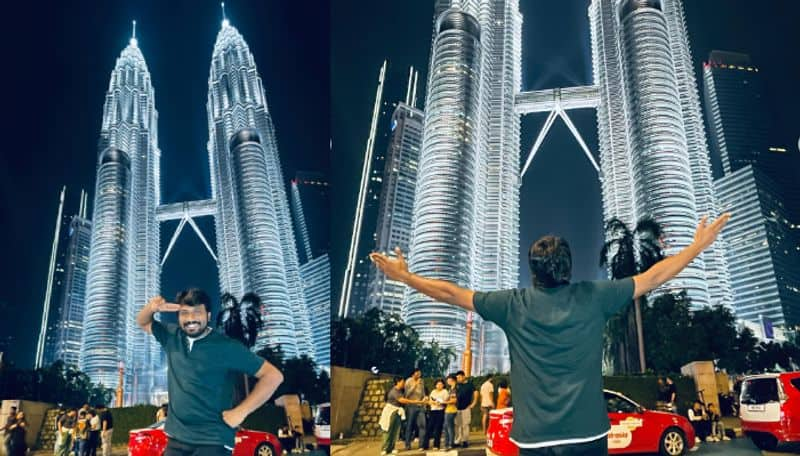 Siragadika Aasai Serial Actor Vetri Vasanth Malaysia Trip Twin Tower pics viral ans