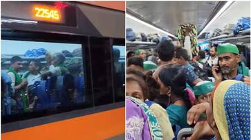 The viral video showcasing a packed Vande Bharat Express sparks concerns: 'Every train now faces overcrowding' RTM 