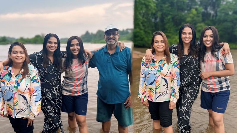 actress saranya anand share family trip photos  