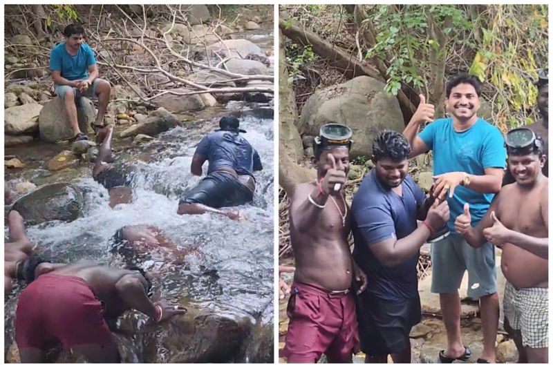 The gold ring that fell into the water in Tirunelveli was found today after 2 days vel