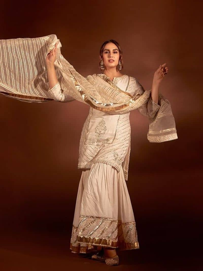 Huma Qureshi Ethnic Outfit Kurta set for Eid-ul-Adha zkamn