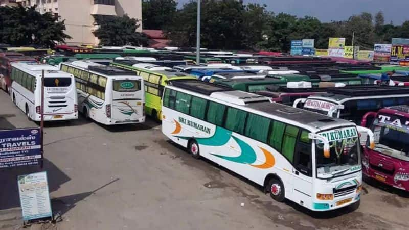 Omni buses with out-of-state number plates banned from running in Tamil Nadu from June 14 tvk