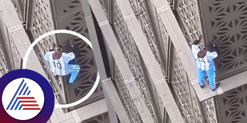 Police arrest Poland Real Spider man after he try to climb a 30 story building in Argentina ckm