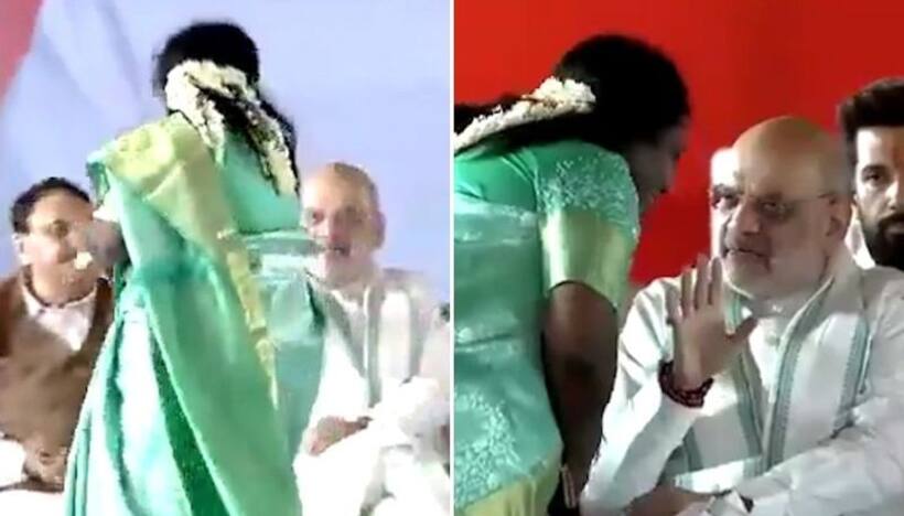Video of Amit Shah reprimanding Tamilisai Soundararajan sparks controversy (WATCH)