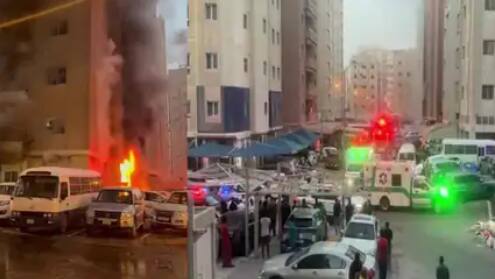 Kuwait building fire accident