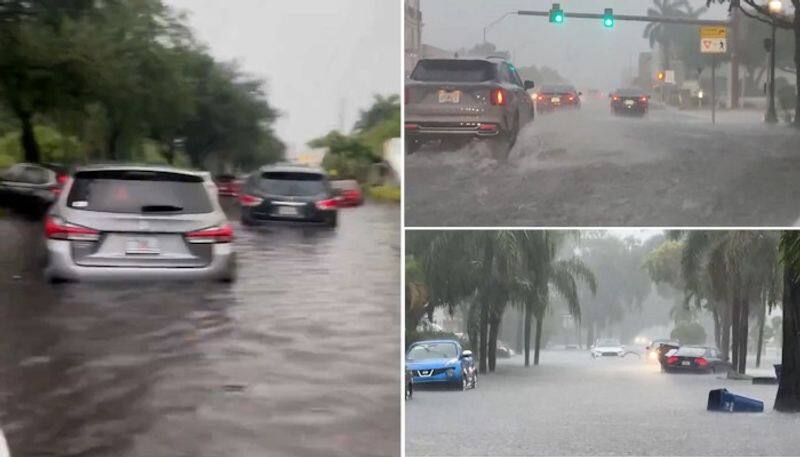 Florida rains: 'Life-threatening floods' cast shadow over T20 WC 2024, fans urge ICC to shift matches (WATCH) snt