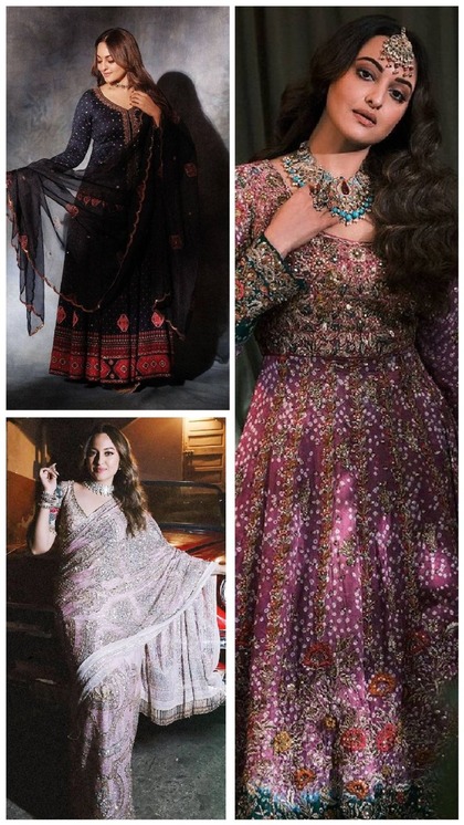 जम कर कहर बरपाते हैं, दुल्हन बनने वाली Sonakshi Sinha के 8 Ethnic Wear