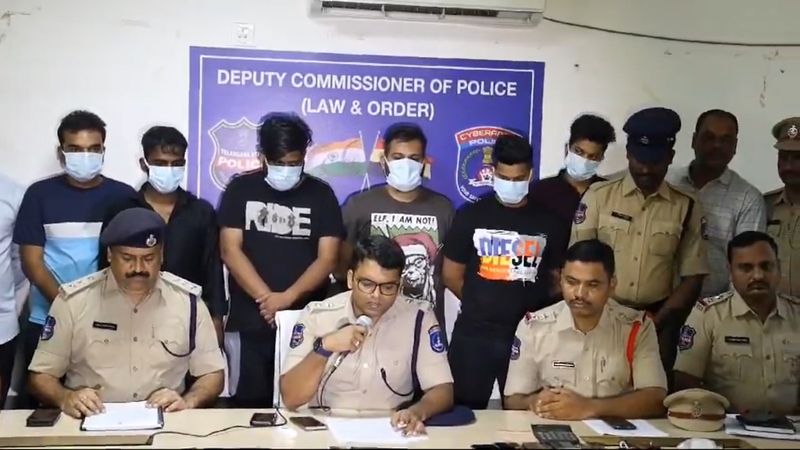 7 persons arrested who did cheating and money laundering case in andhra vel