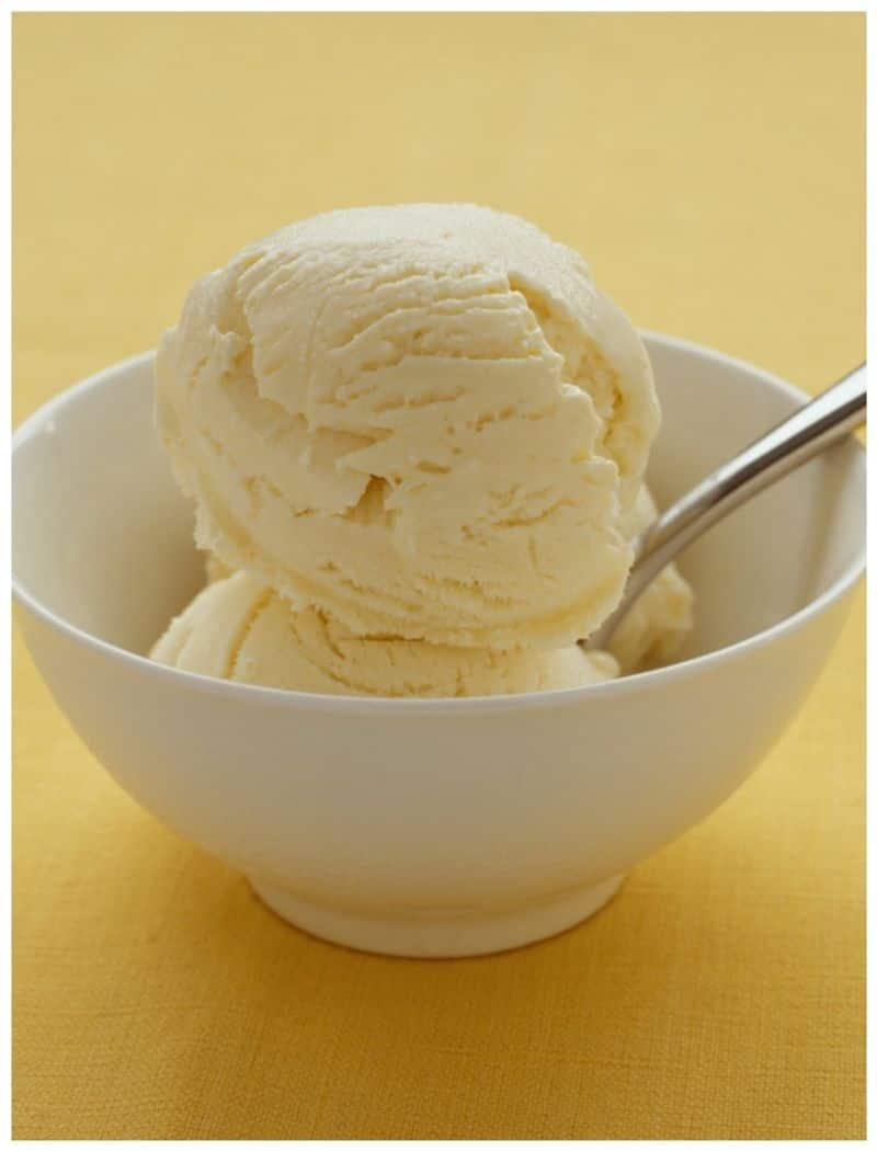 home made easy vanilla ice cream recipe  