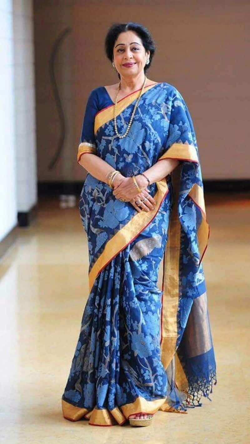 anupam kher wife Kirron Kher birthday 7 trendy Saree design in 2024 kxa 