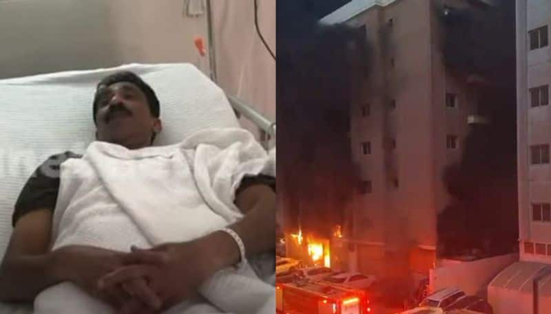 Malayali anil kumar escaped from kuwait fire accident and saved four people 