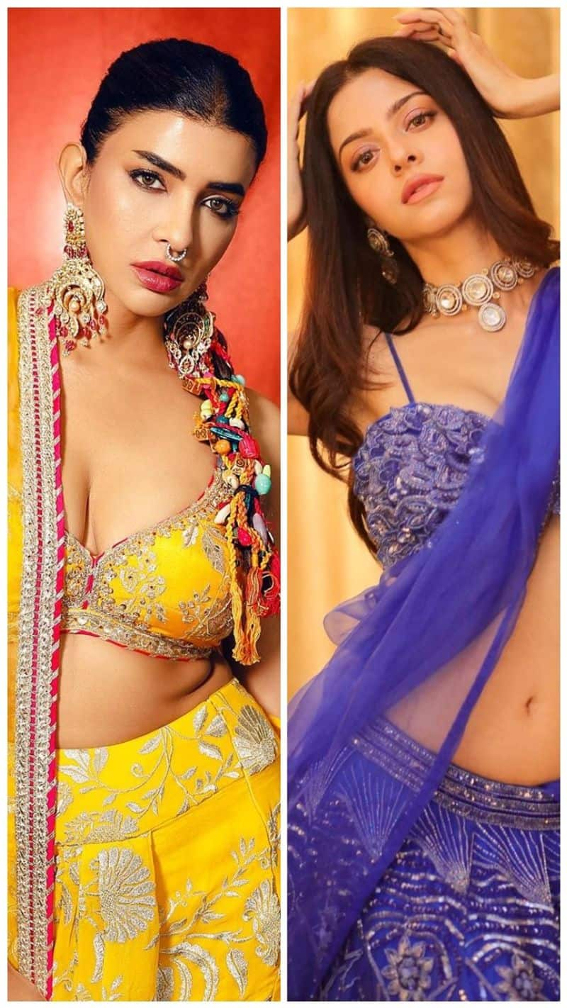 yakshini web series actress Vedhika and Manchu Lakshmi Blouse Design idea xbw