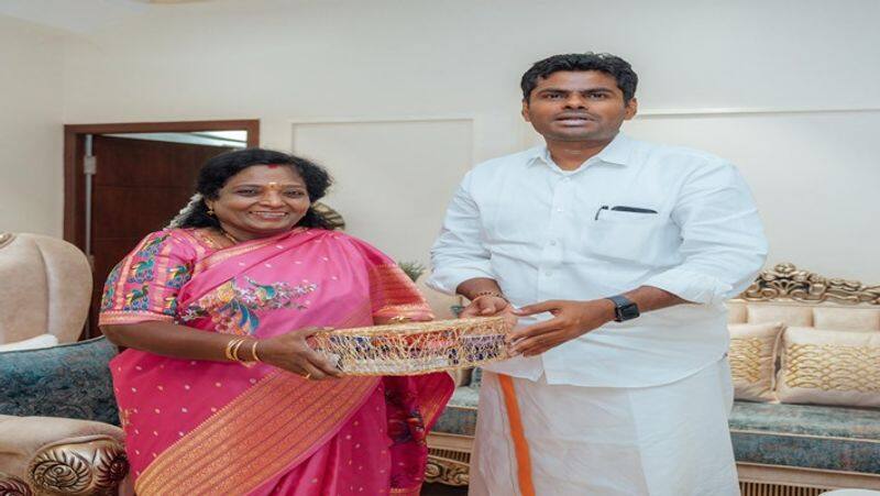 What is the reason behind BJP president Annamalai meets Tamilisai Soundararajan smp