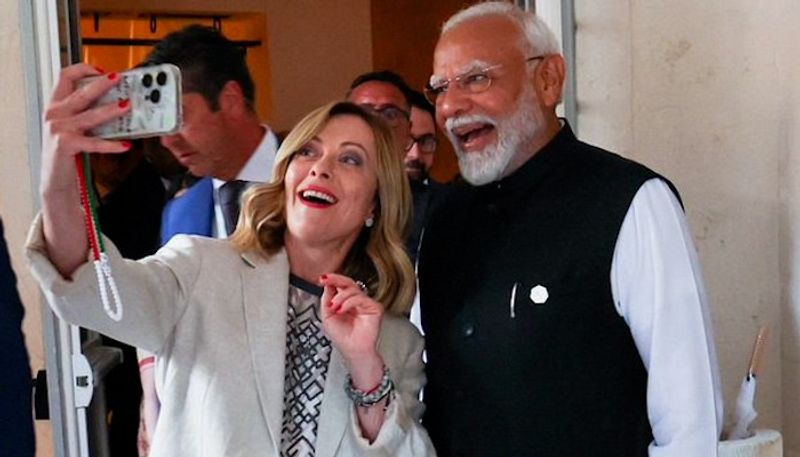 Melodi moment at G7 Summit: Italian PM Meloni clicks yet another selfie with PM Modi; photo goes viral gcw