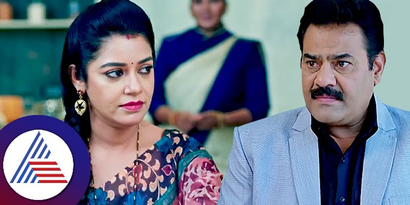 Gautam faces anger of Bhumika  as chicken recipe everywhere in Amruthadhare serial