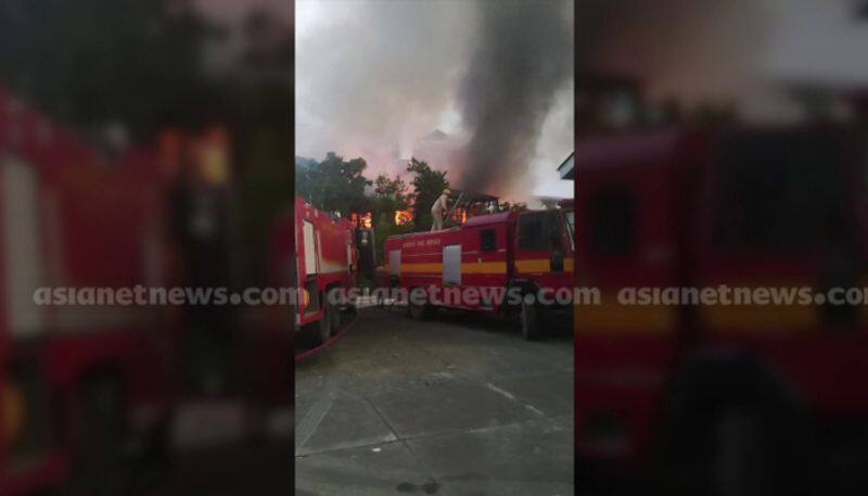 Huge fire broke out in Imphal high security region