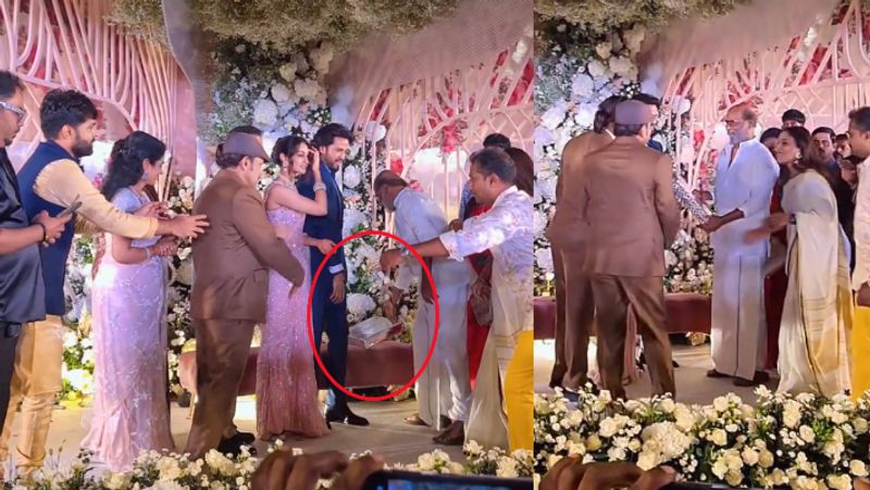 is superstar Rajinikanth not treated well in Arjun Daughter Aishwarya and Umapathy Wedding Reception gan