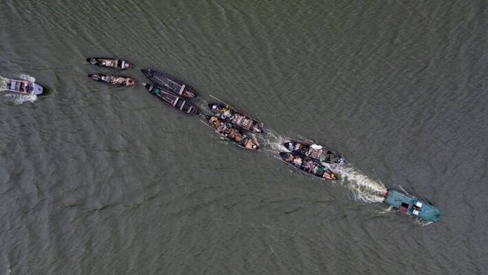 Boat capsized