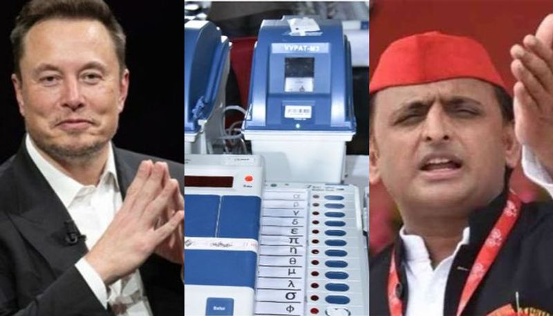 Elon Musk's statement to ban voting machines is intensifying the discussion in india Akhilesh Yadav wants elections to be conducted on ballot papers